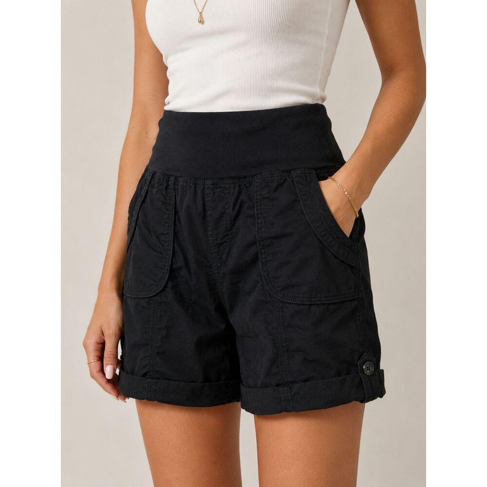 NWT Calvin Klein Performance Black Bermuda Shorts Quick Dry 100% Cotton M